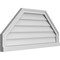 Ekena Millwork Octagonal Top Surface Mount PVC Gable Vent w/ 2"W x 2"P Brickmould Sill Frame, 38"W x 18"H GVPOT38X1803SN - alternate 2